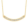 14k Yellow Gold Diamond Pendant