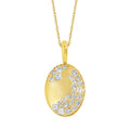 14k Yellow Gold Diamond Pendant