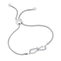 Sterling Silver Diamond Bracelet
