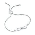 Sterling Silver Diamond Bracelet