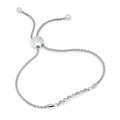 Sterling Silver Diamond Bracelet