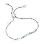 Sterling Silver Diamond Bracelet