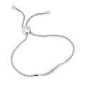 Sterling Silver Diamond Bracelet