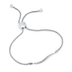 Sterling Silver Diamond Bracelet