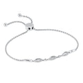 Sterling Silver Diamond Bracelet