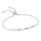 Sterling Silver Diamond Bracelet