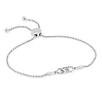 Sterling Silver Diamond Bracelet