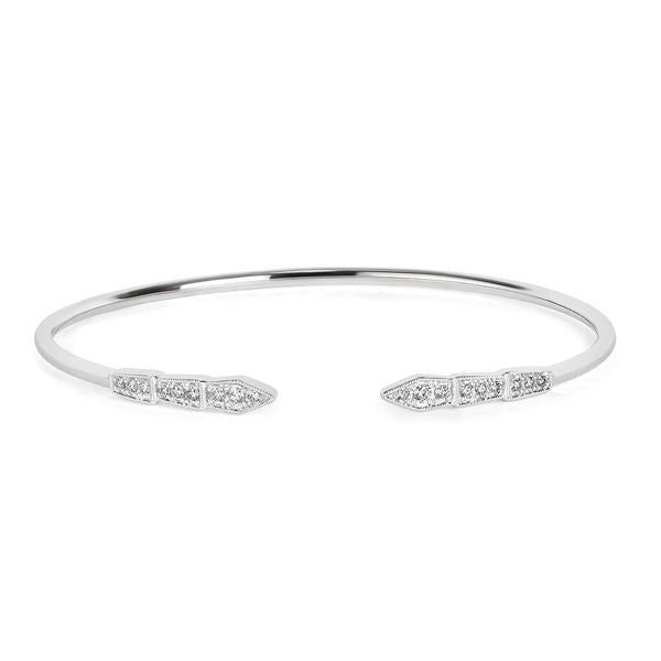 14k White Gold Diamond Bracelet