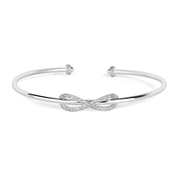 14k White Gold Diamond Bracelet
