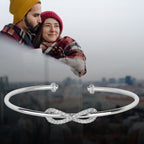 14k White Gold Diamond Bracelet - Image 2