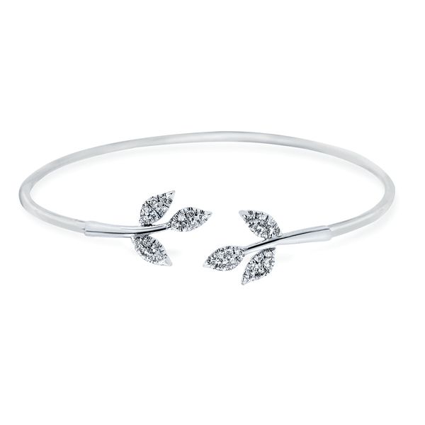 14k White Gold Diamond Bracelet