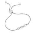 Sterling Silver Diamond Bracelet
