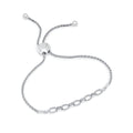 Sterling Silver Diamond Bracelet