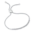 Sterling Silver Diamond Bracelet