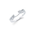14k White Gold Wrap Ring