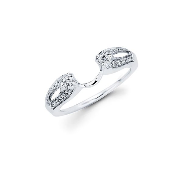 14k White Gold Wrap Ring