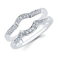 14k White Gold Ring Insert