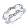 14k White Gold Ring Insert