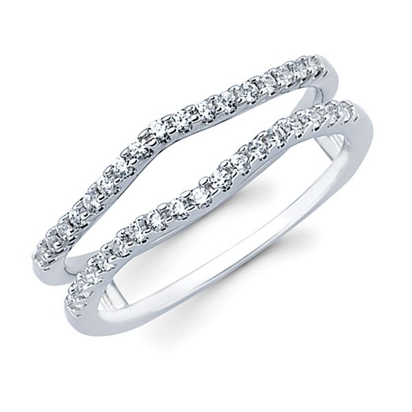 14k White Gold Ring Insert