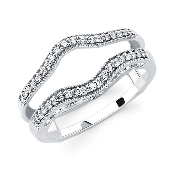 14k White Gold Ring Insert