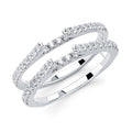 14k White Gold Ring Insert