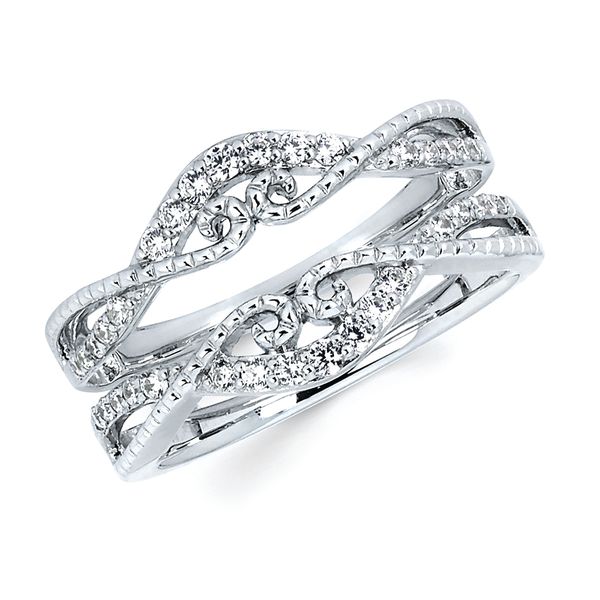 14k White Gold Ring Insert