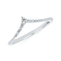 14k White Gold Wrap Ring