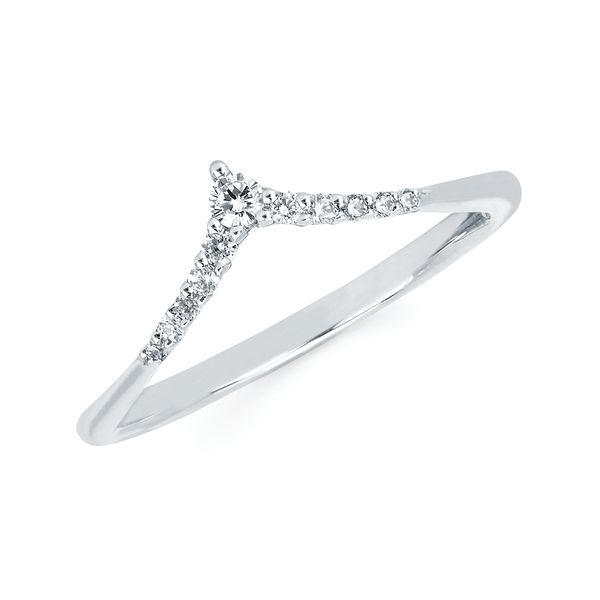14k White Gold Wrap Ring