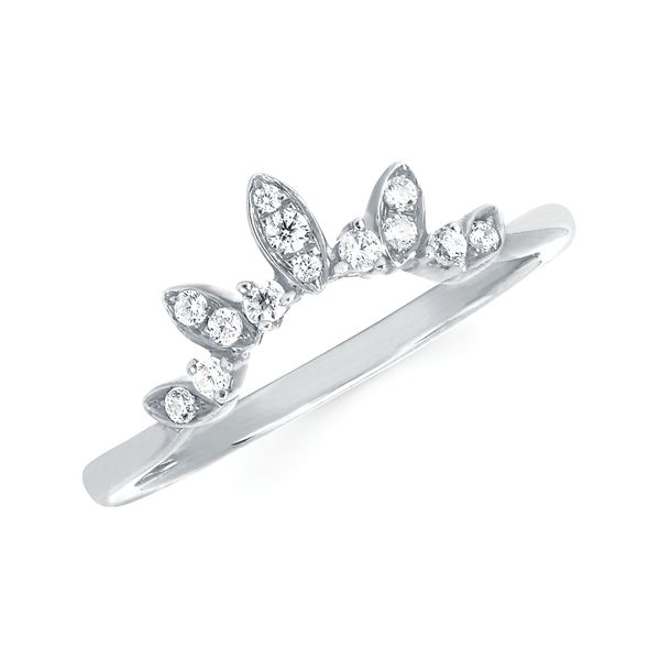 14k White Gold Wrap Ring