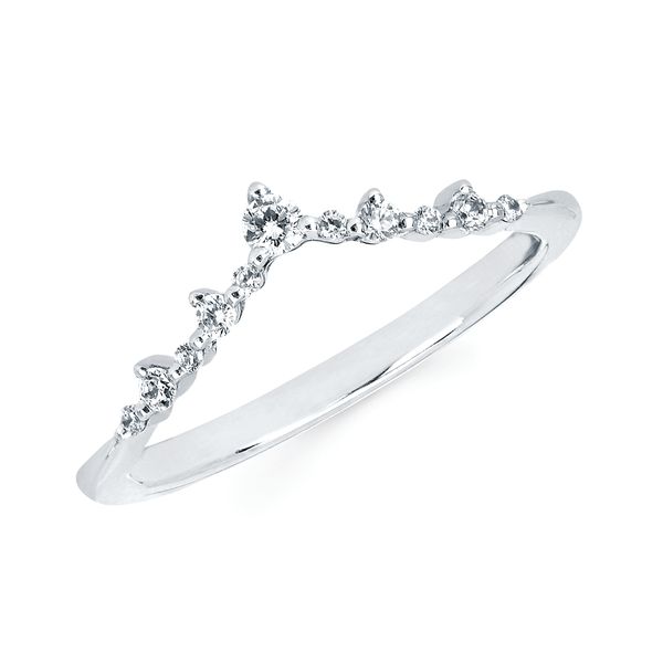 14k White Gold Wrap Ring