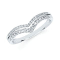 14k White Gold Wrap Ring