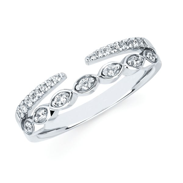 14k White Gold Wrap Ring
