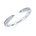14k White Gold Wrap Ring