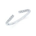 14k White Gold Wrap Ring