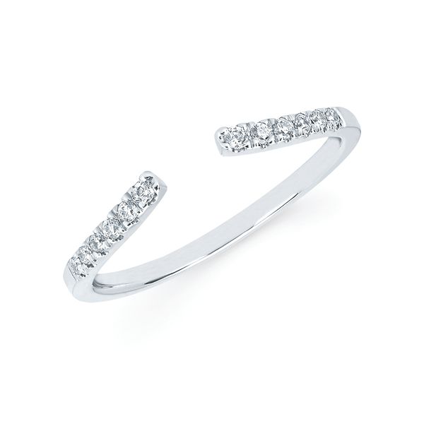 14k White Gold Wrap Ring