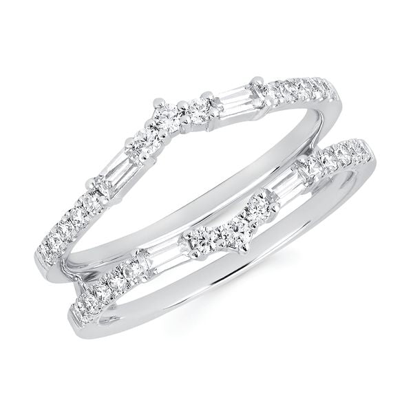 14k White Gold Ring Insert