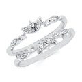 14k White Gold Ring Insert