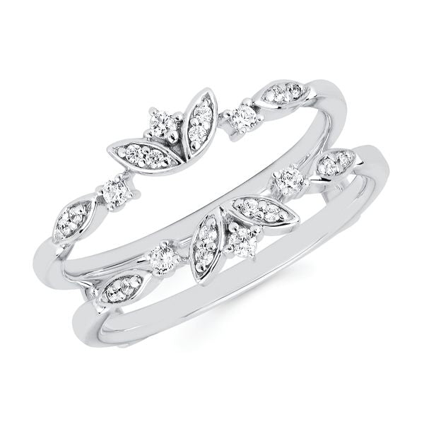 14k White Gold Ring Insert