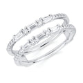 14k White Gold Ring Insert