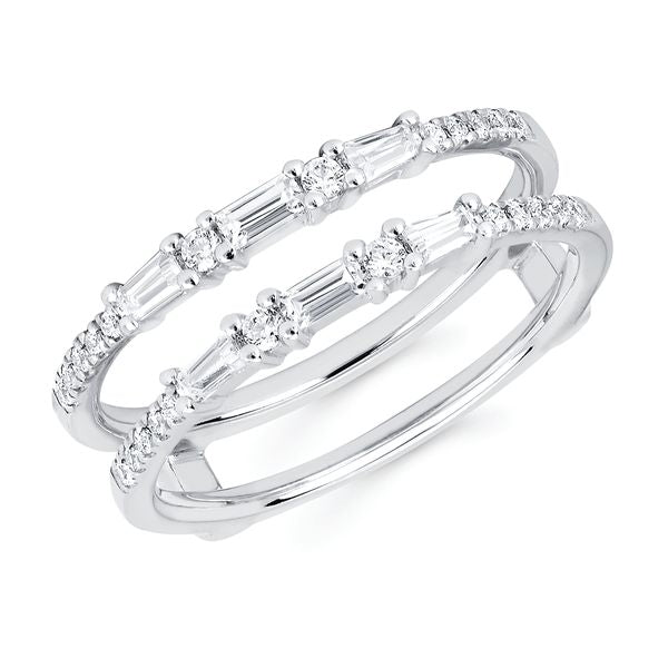14k White Gold Ring Insert