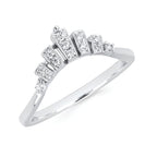 14k White Gold Wrap Ring
