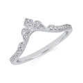 14k White Gold Wrap Ring