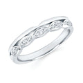 14k White Gold Wrap Ring