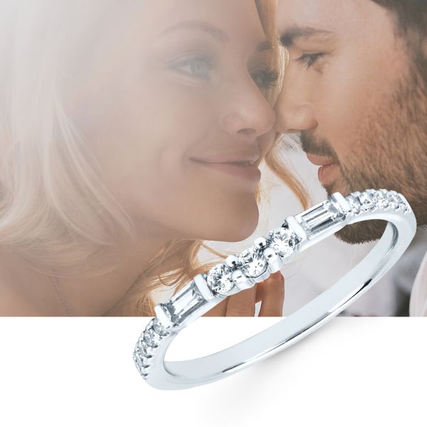 14k White Gold Wrap Ring - Image 2
