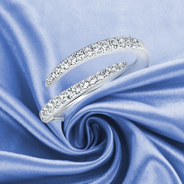 14k White Gold Ring Insert - Image 2