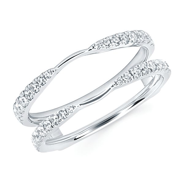 14k White Gold Ring Insert