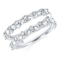 14k White Gold Ring Insert