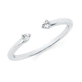 14k White Gold Wrap Ring
