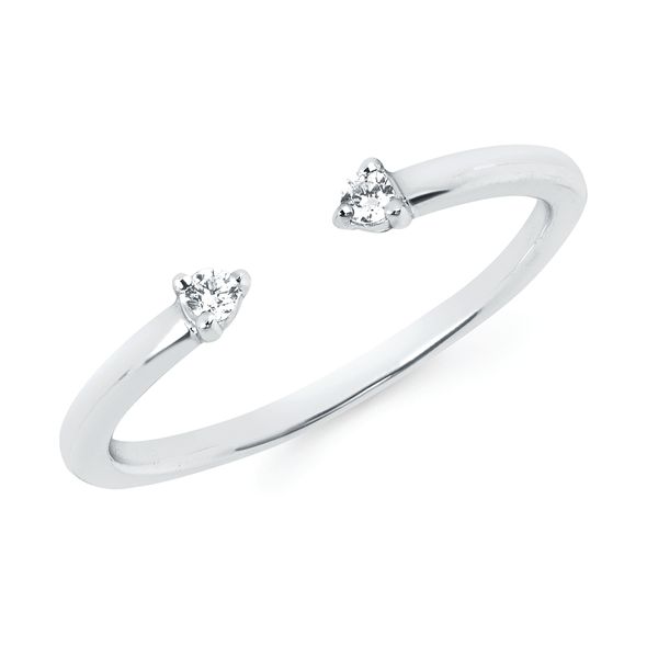 14k White Gold Wrap Ring