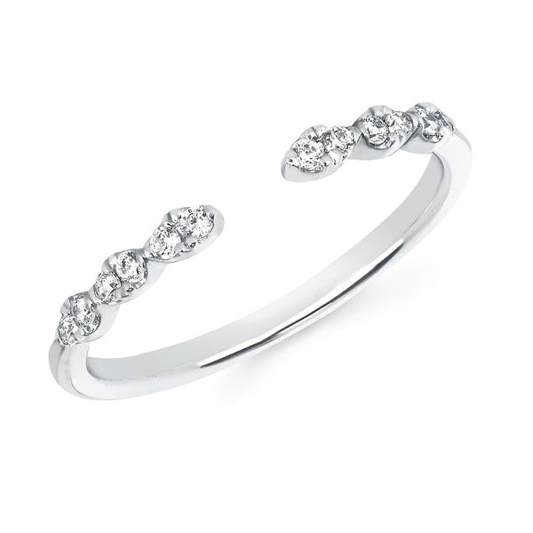 14k White Gold Wrap Ring